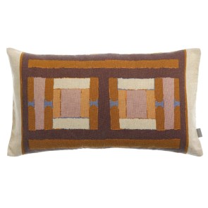 CUSHION VIVARAISE TAHO CUIVRE 30X50 55% RECYCLED LINEN...