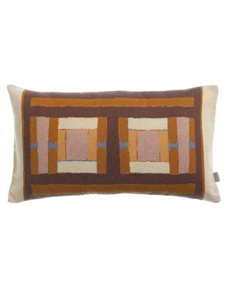 CUSHION VIVARAISE TAHO CUIVRE 30X50 55% RECYCLED LINEN 45% COTTON