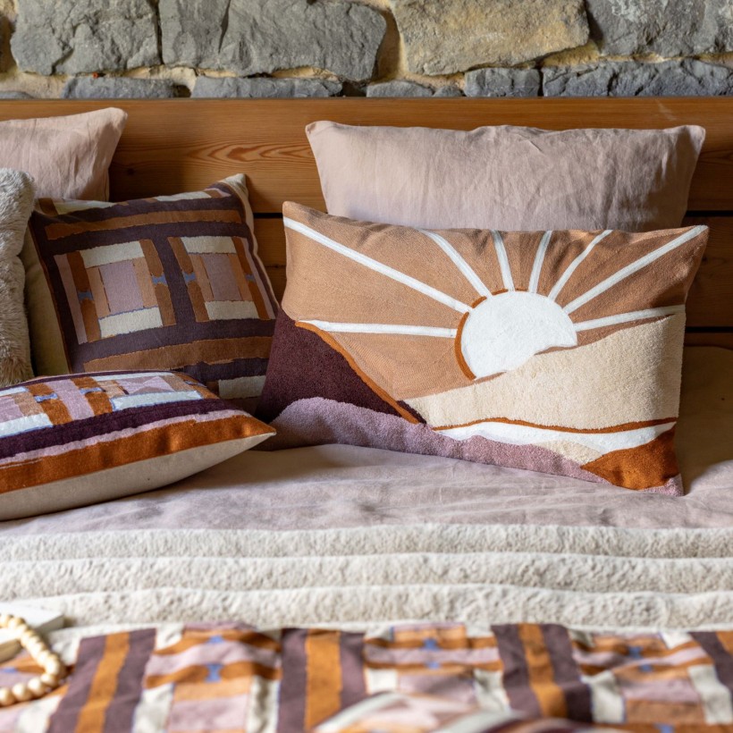 CUSHION VIVARAISE TAHO CUIVRE 45X45...