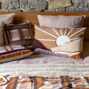 CUSHION VIVARAISE TAHO CUIVRE 40X65 100% COTTON 2