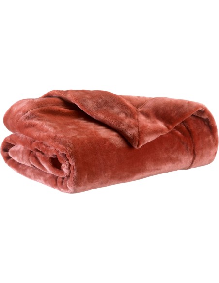 SOFA BLANKET VIVARAISE TENDER SIENNE 150×200 100% POLYESTER