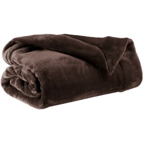 SOFA BLANKET VIVARAISE TENDER EBENE 150×200 100% POLYESTER