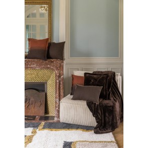 SOFA BLANKET VIVARAISE TENDER EBENE 150×200 100% POLYESTER 2