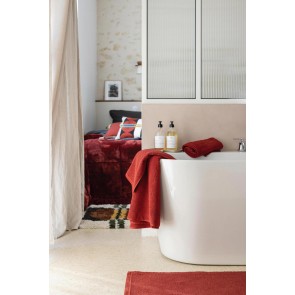 BODY TOWEL VIVARAISE BORA GERANIUM 90x150 100% COTTON 2