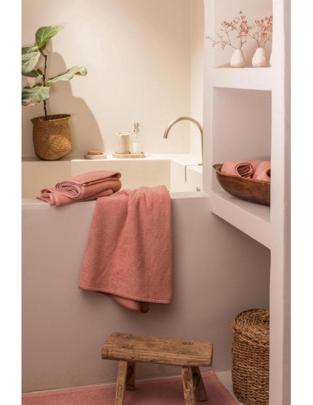 HAND TOWEL VIVARAISE BORA AZALEE 30x50 100% COTTON