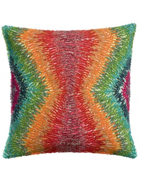 HANDMADE CUSHION STELLA BRODE MULTICO 45x45 100% COTTON