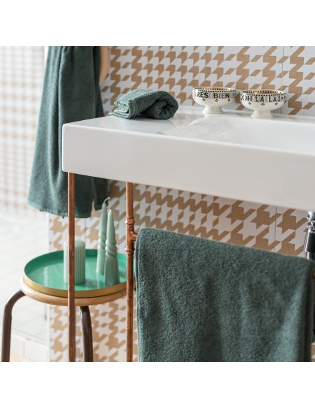 HAND TOWEL VIVARAISE BORA FOUGERE 30x50 100% COTTON