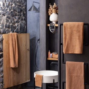 BODY TOWEL VIVARAISE BORA CANNELLE 90X150 100% COTTON 2