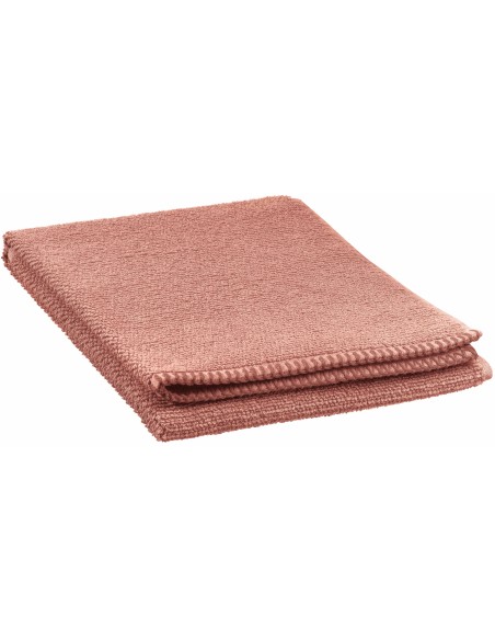 FACE TOWEL VIVARAISE BORA TERRACOTTA 50x100 100% COTTON