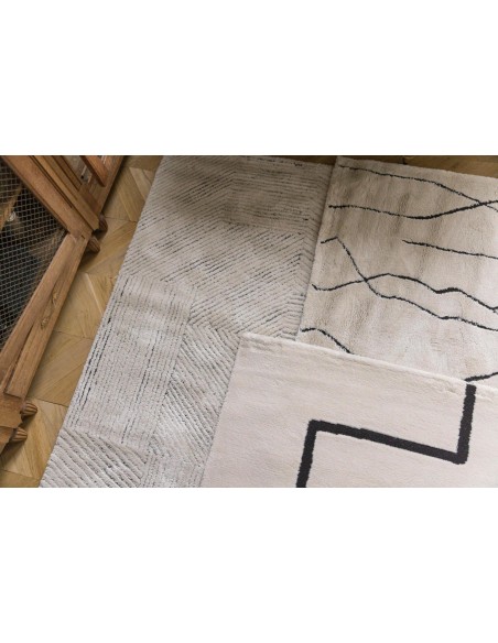 RUG VIVARAISE LUNA NEIGE 200x290 70%POLYPROPYLENE 30%POLYESTER