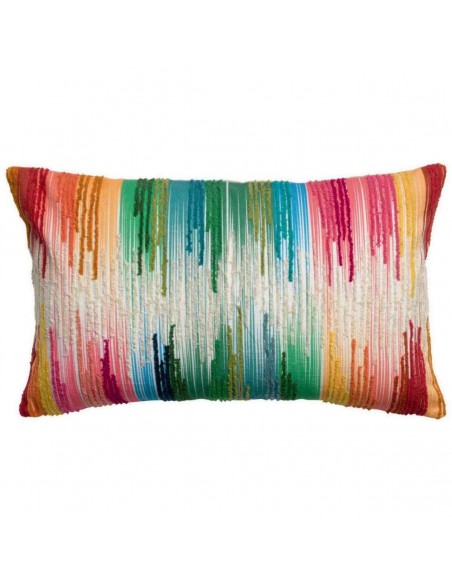 HANDMADE CUSHION VIVARAISE OLIVIA BRODE MULTICO 30x50 100% COTTON