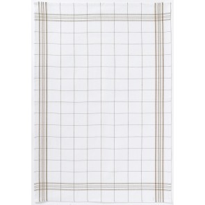 KITCHEN TOWEL WINKLER CARREAUX TAUPE 50x70 100% COTTON