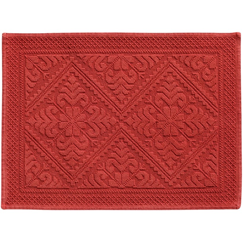 BATHMAT VIVARAISE ENZO BRIQUE 54x64...