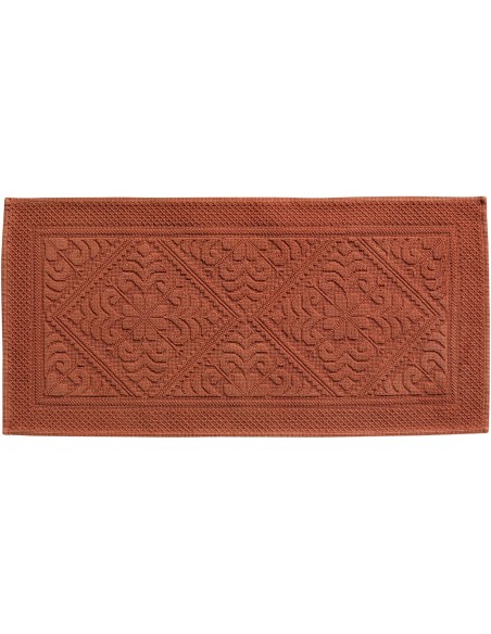 BATHMAT VIVARAISE ENZO SIENNE 54x110 100% COTTON