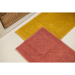 BATHMAT VIVARAISE ENZO SIENNE 54x110 100% COTTON 2