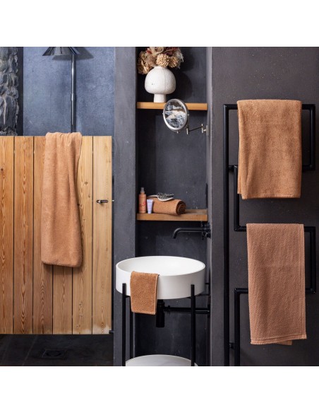 BATHMAT VIVARAISE ETIA CANNELLE 54X64 100% COTTON