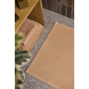 BATHMAT VIVARAISE ETIA LATTE 54x110 100% COTTON 2