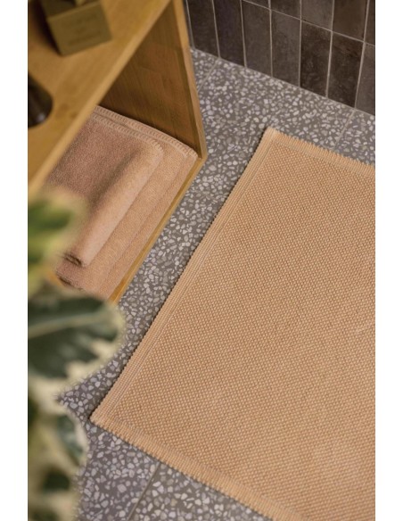 BATHMAT VIVARAISE ETIA LATTE 54x110 100% COTTON