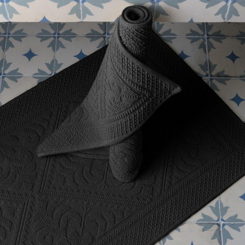 BATHMAT VIVARAISE ENZO  CARBONE 54x64...
