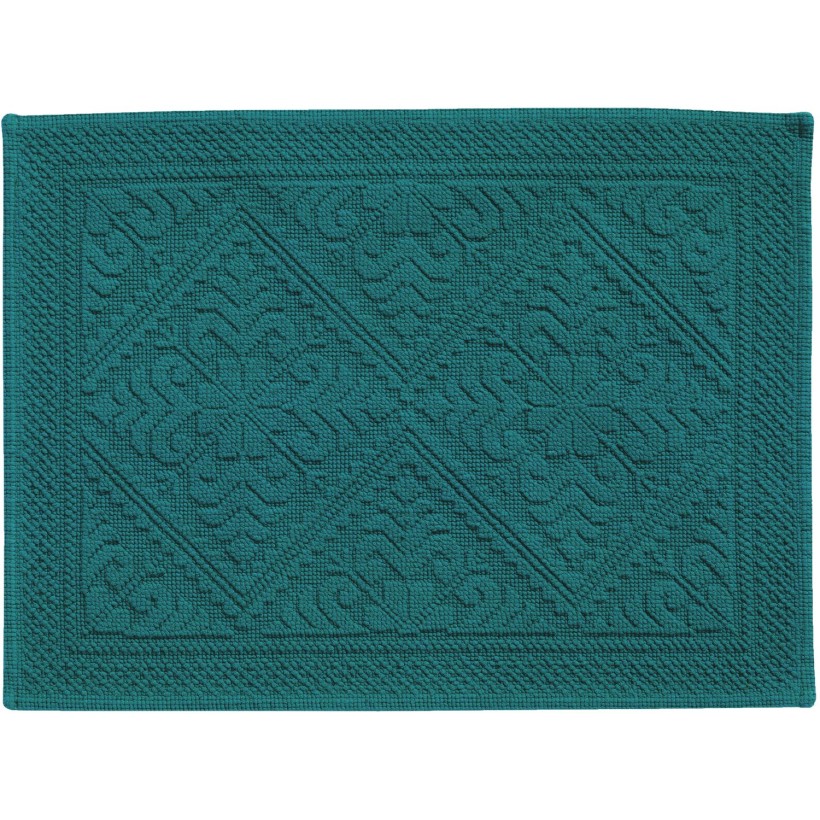 BATHMAT VIVARAISE ENZO PEACOCK 54x64...