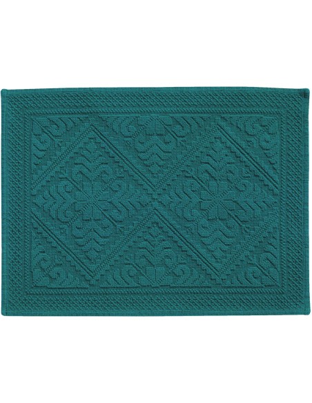 BATHMAT VIVARAISE ENZO PEACOCK 54x64 100% COTTON