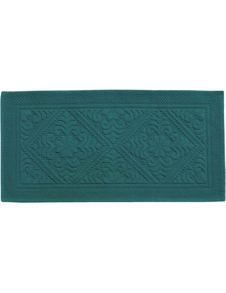 BATHMAT VIVARAISE ENZO PEACOCK 54x110 100% COTTON