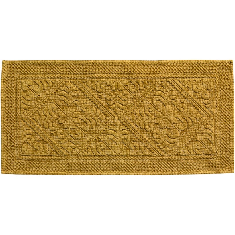BATHMAT VIVARAISE ENZO SAFRAN 54x110...