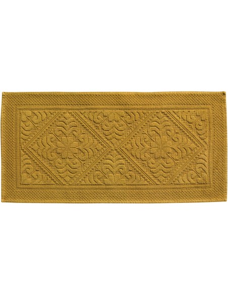 BATHMAT VIVARAISE ENZO SAFRAN 54x110 100% COTTON