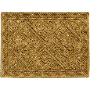 BATHMAT VIVARAISE ENZO SAFRAN 54x64 100% COTTON