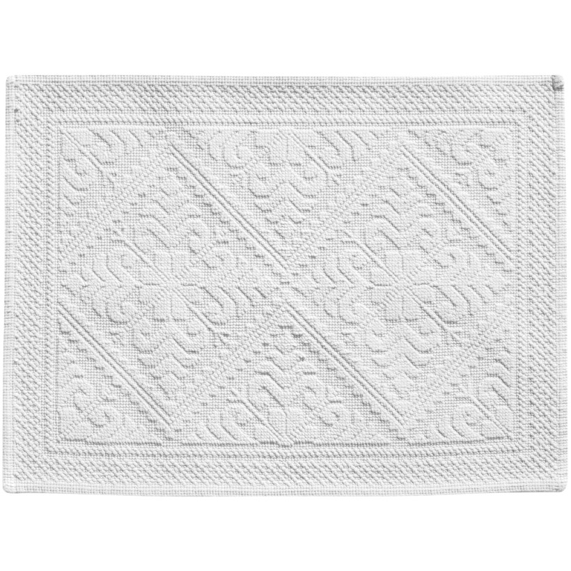 BATHMAT VIVARAISE ENZO NEIGE 54x64...