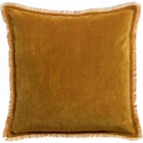 CUSHION VIVARAISE FARA SAFRAN 45x45 100% VELVET COTTON
