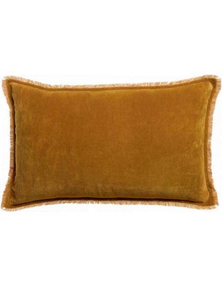 CUSHION VIVARAISE FARA SAFRAN 40x65 100% VELVET COTTON