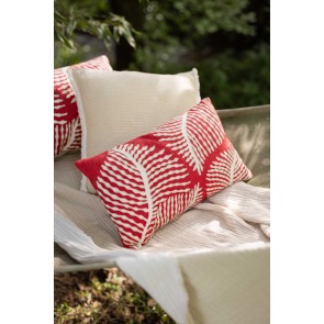 CUSHION VIVARAISE FLORA PAPAYE 30x50 100% COTTON 2