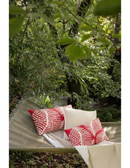 ΜΑΞΙΛΑΡΙ VIVARAISE FLORA PAPAYE 30x50 100%ΒΑΜΒΑΚΙ