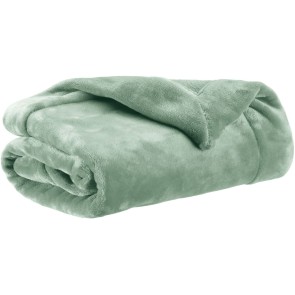 SOFA BLANKET VIVARAISE TENDER OPALINE 150×200 100% POLYESTER
