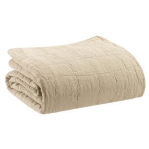 THROW VIVARAISE TITOU LIN 140x200 100% RECYCLED COTTON