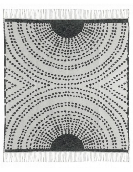 ΡΙΧΤΑΡΙ VIVARAISE TAINA CARBONE 127x160 50%ΒΑΜΒΑΚΙ 50%ΑΚΡΥΛΙΚΟ