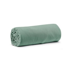 FITTED SHEET VIVARAISE CALITA 140x190 SAUGE 100% COTTON