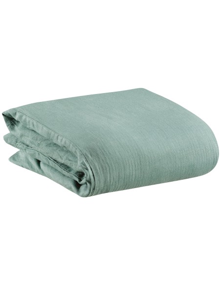 ΠΑΠΛΩΜΑΤΟΘΗΚΗ VIVARAISE ZEFF LIT VERT DE GRIS 240x220 100% ΛΙΝΟ