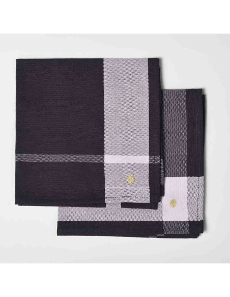 SET ΑΠΟ 2 ΠΕΤΣΕΤΕΣ ΚΟΥΖΙΝΑΣ LA NONNA CAVIAR 45x45 100%ΟΡΓΑΝΙΚΟ ΒΑΜΒΑΚΙ