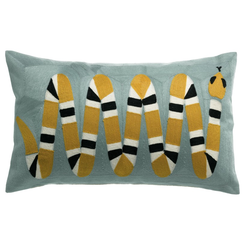 HANDMADE CUSHION VIVARAISE YOKA CIEL...