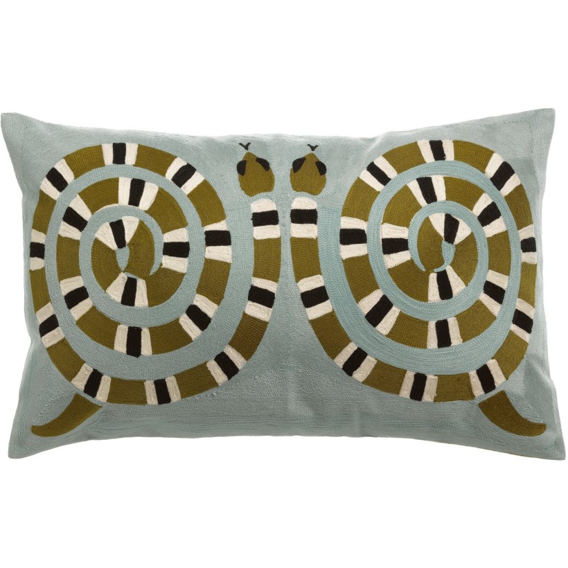 HANDMADE CUSHION VIVARAISE YOKA CIEL...