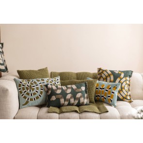 HANDMADE CUSHION VIVARAISE YOKA CIEL 45X45 100% COTTON 2