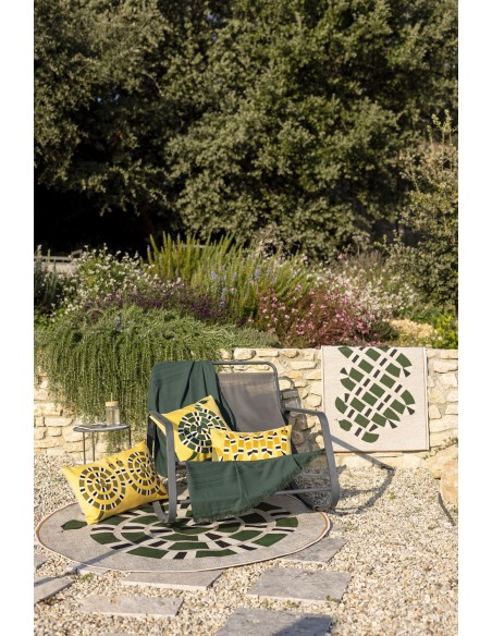 OUTDOOR RUG YOKA IMPRIME NATUREL 70X200 74%POLYPROPYLENE 26%POLYESTER