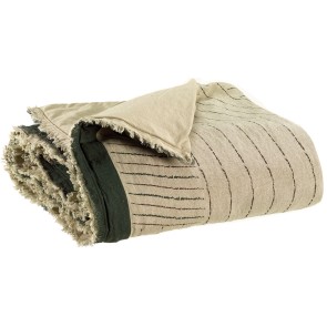 SOFA RUNNER VIVARAISE KORI ABYSSE 85X200 100%LINEN VERSO...