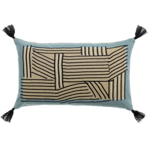 CUSHION VIVARAISE KORI CIEL 30X50 100% COTTON