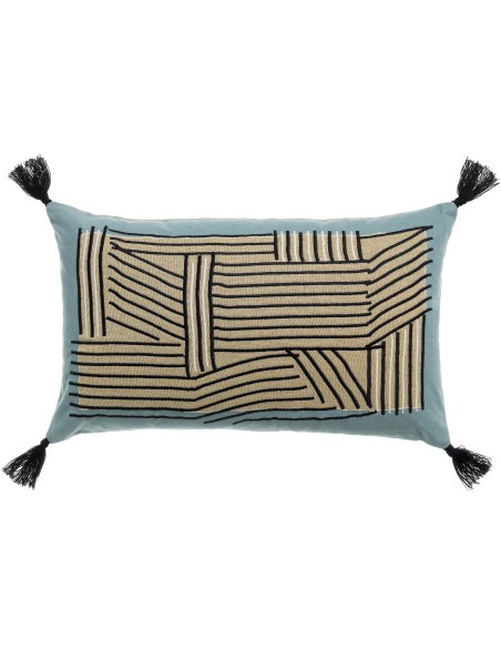 CUSHION VIVARAISE KORI CIEL 30X50 100% COTTON