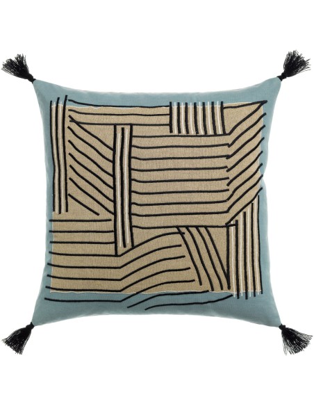 CUSHION VIVARAISE KORI CIEL 45X45 100% COTTON