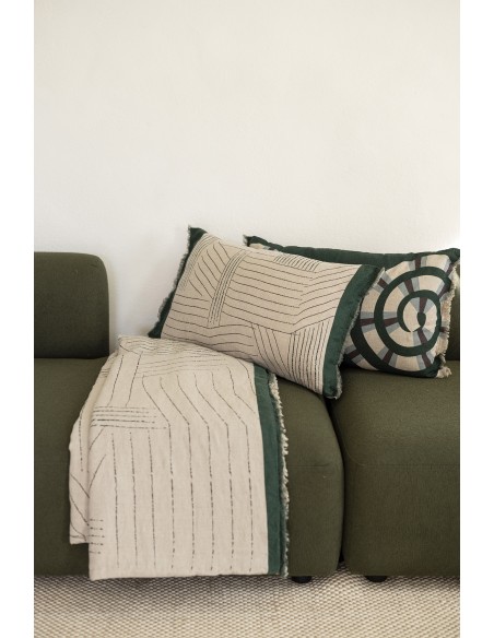 CUSHION VIVARAISE KORI ABYSSE 40X65 100% COTTON