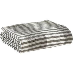 BEDCOVER VIVARAISE CALISTA CENDRE 180X260 100% COTTON